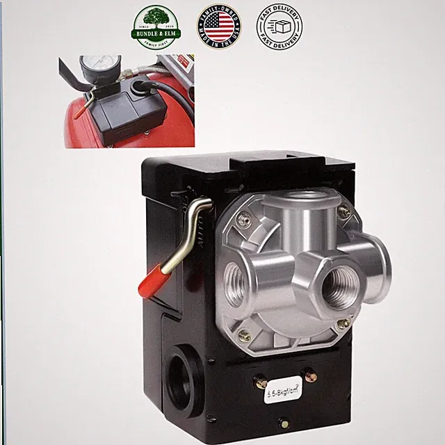 4-Port Air Compressor Pressure Switch, 120 Volt Operation, Easy Installation
