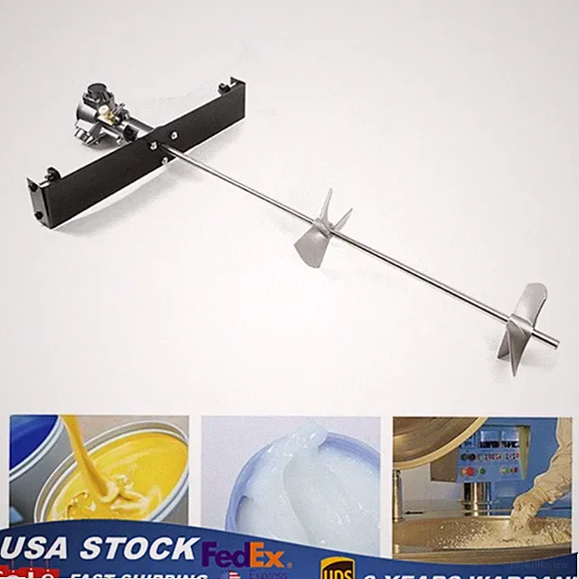 50 Gallon Pneumatic Paint Mixer Tank Barrel Paint Mixing Air Mix Blender Shaker