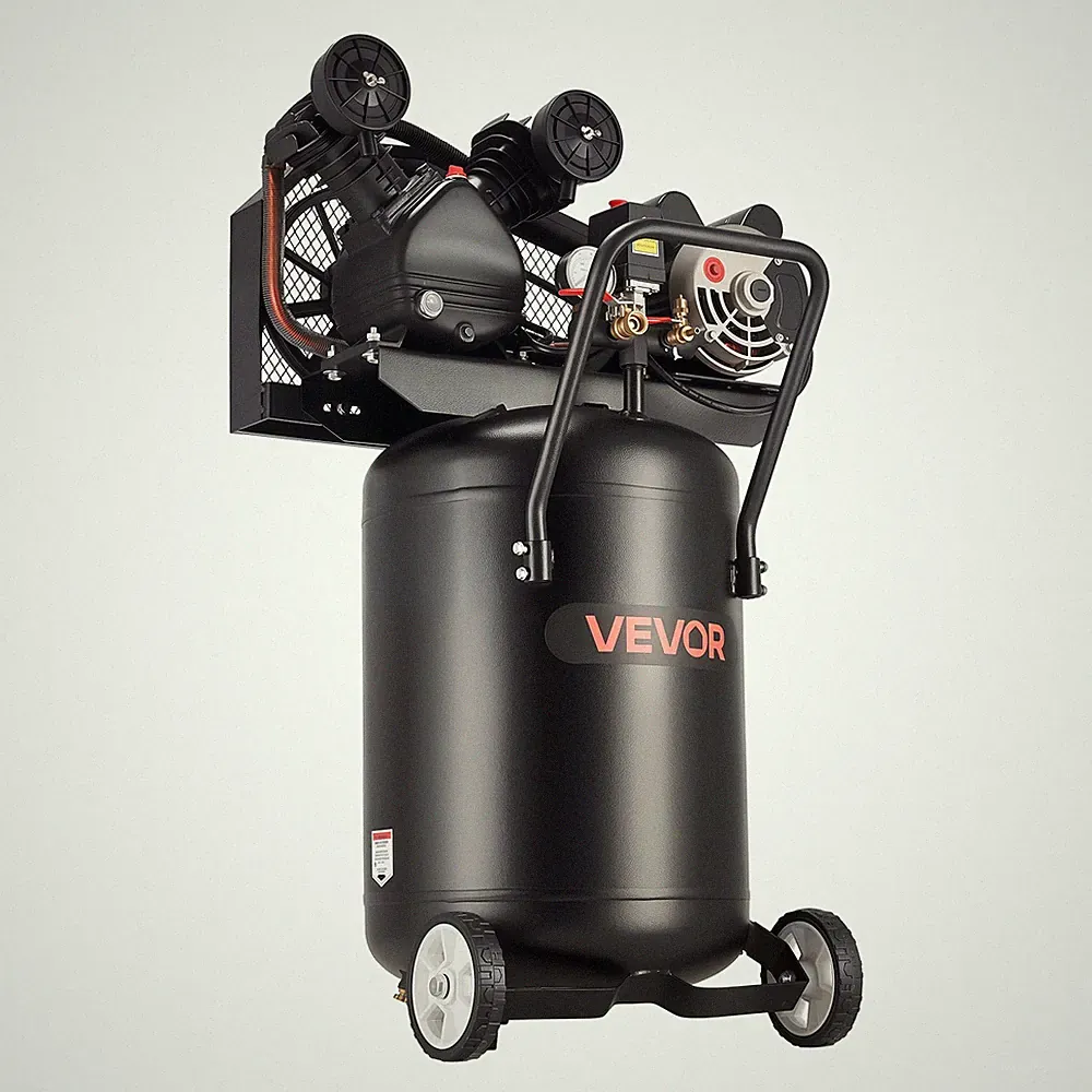 VEVOR 20-Gallon Air Compressor 2HP 6.5 SCFM at 90PSI Max 135PSI Oil-Lubricated